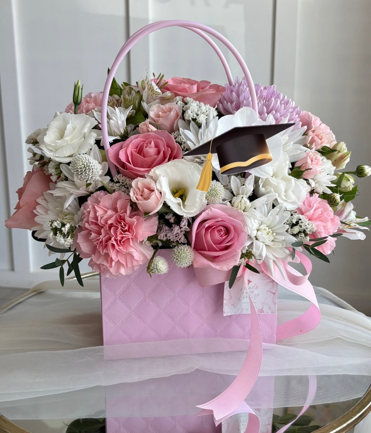 Grad Flower Bag