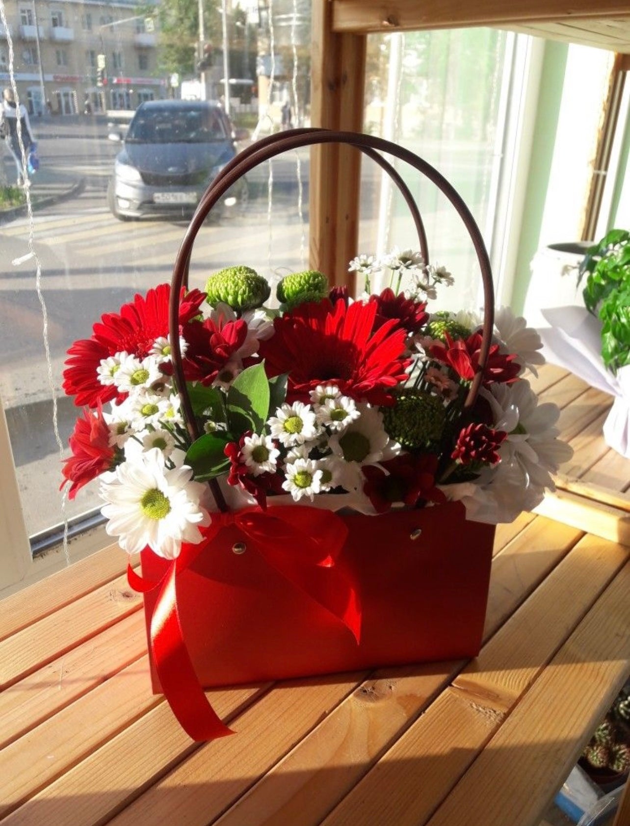 Red flowers Bag