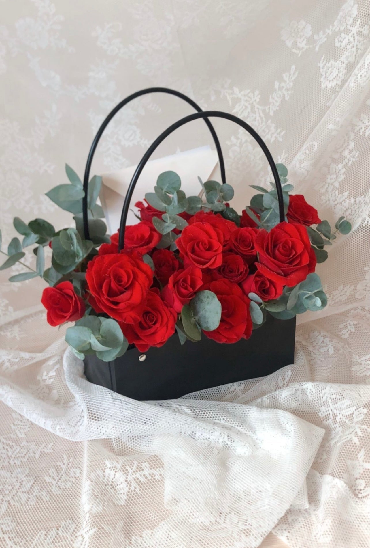 Red flowers Bag