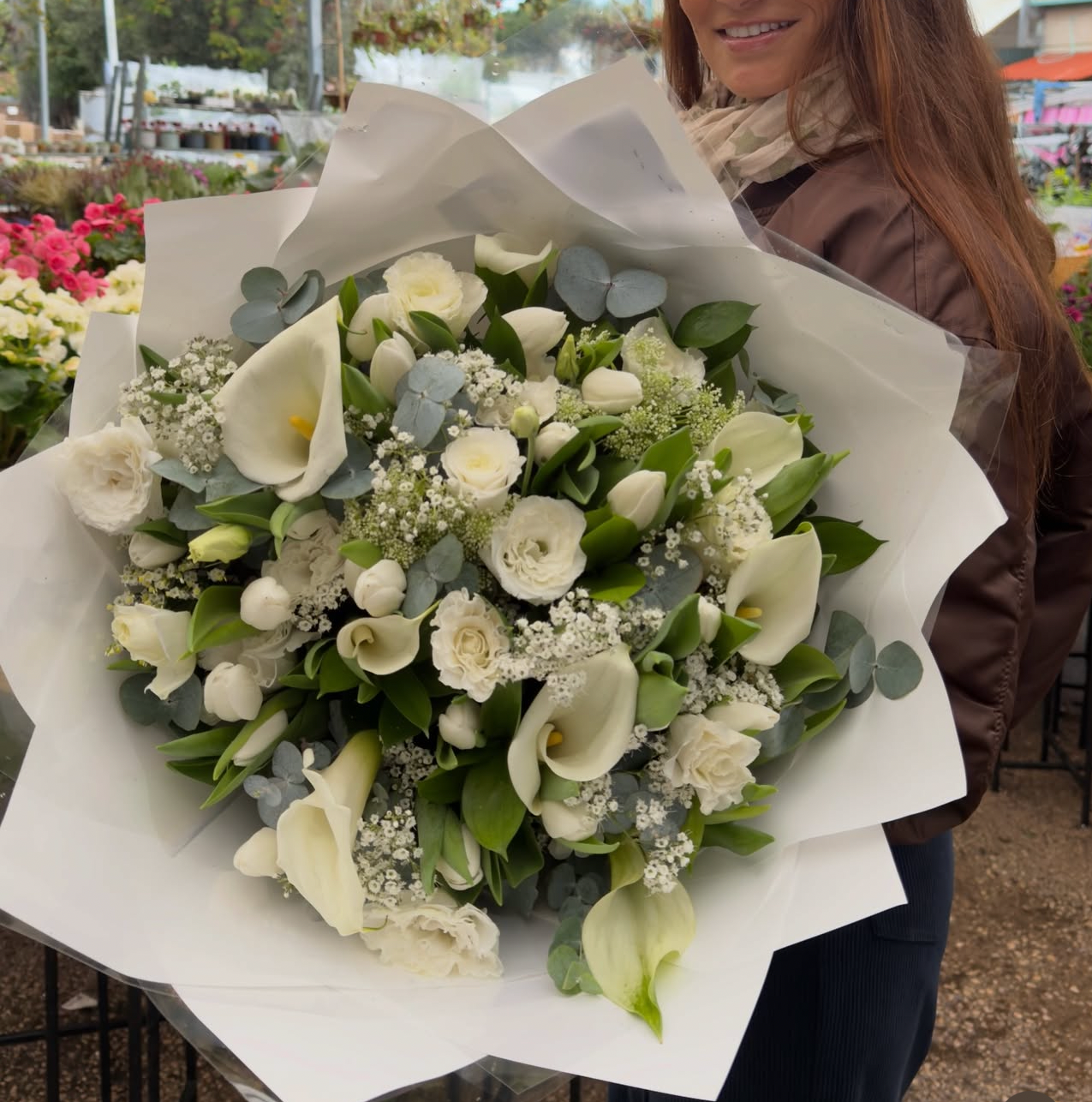 Callas y Tulips White