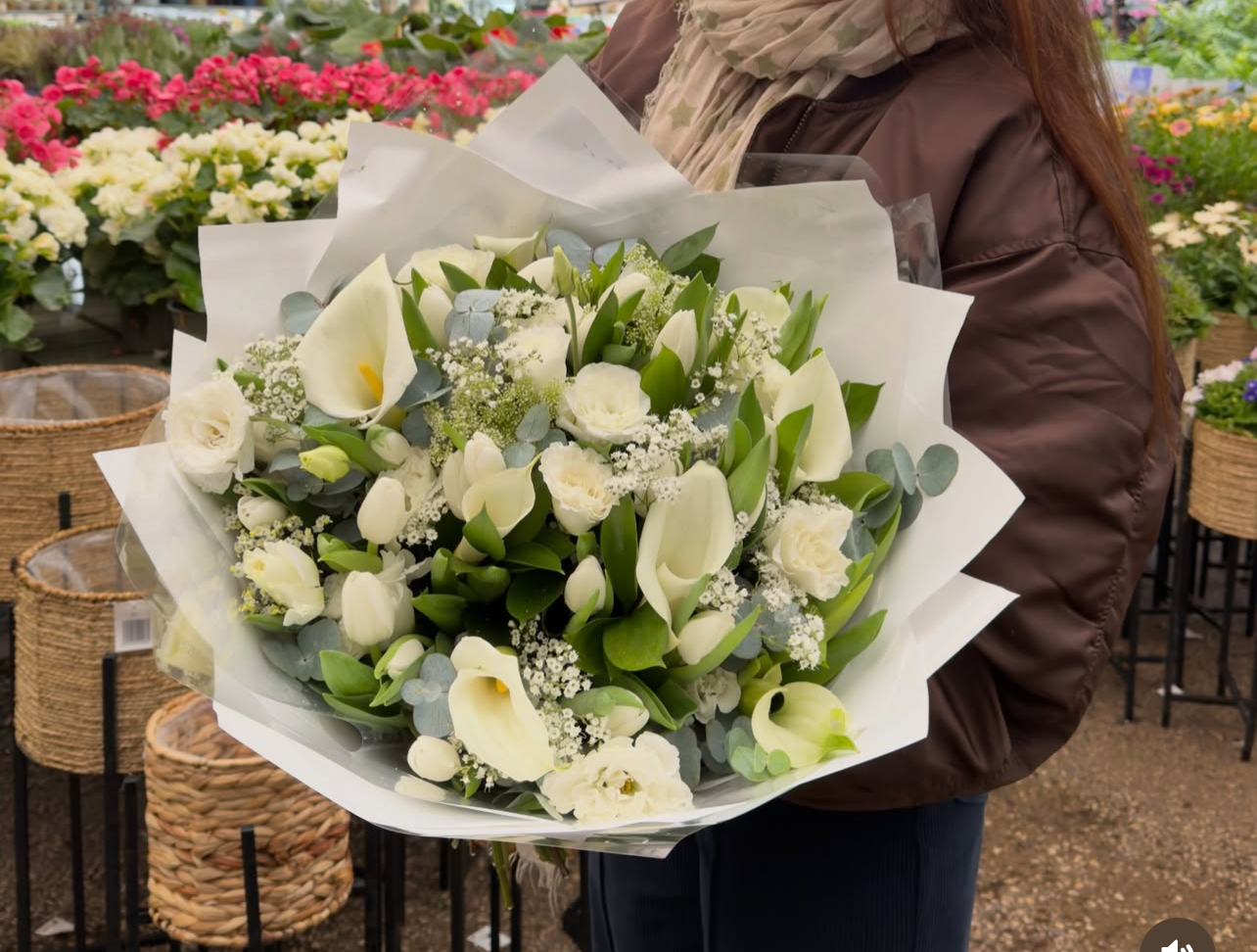 Callas y Tulips White