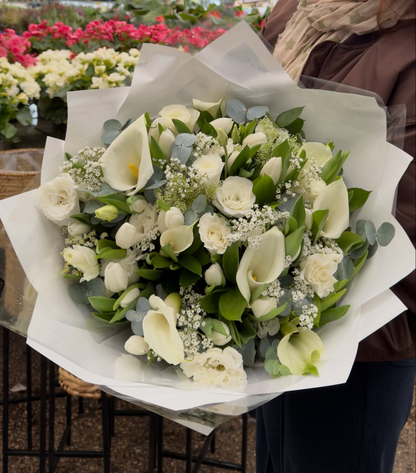 Callas y Tulips White